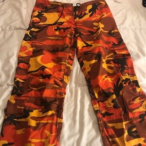 Rothco/ Zumiez Orange Camo BDU Pants